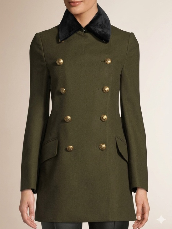 Burberry Jackets & Blazers - Burberry London "Kelson" Double-Breasted Military Coat - Women’s Large NWOT